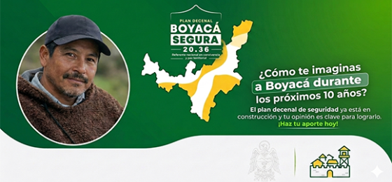 La Universidad de Boyacá se une a la construcción del Plan Decenal "Boyacá Segura 20.36"